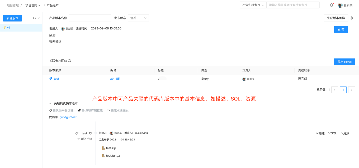 版本管理